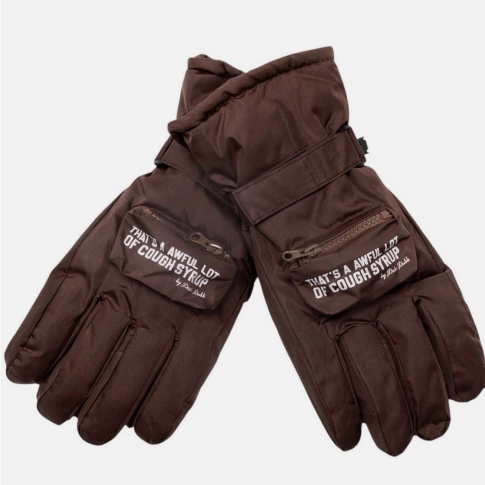 Awful lot of cough syrup puffer Gloves